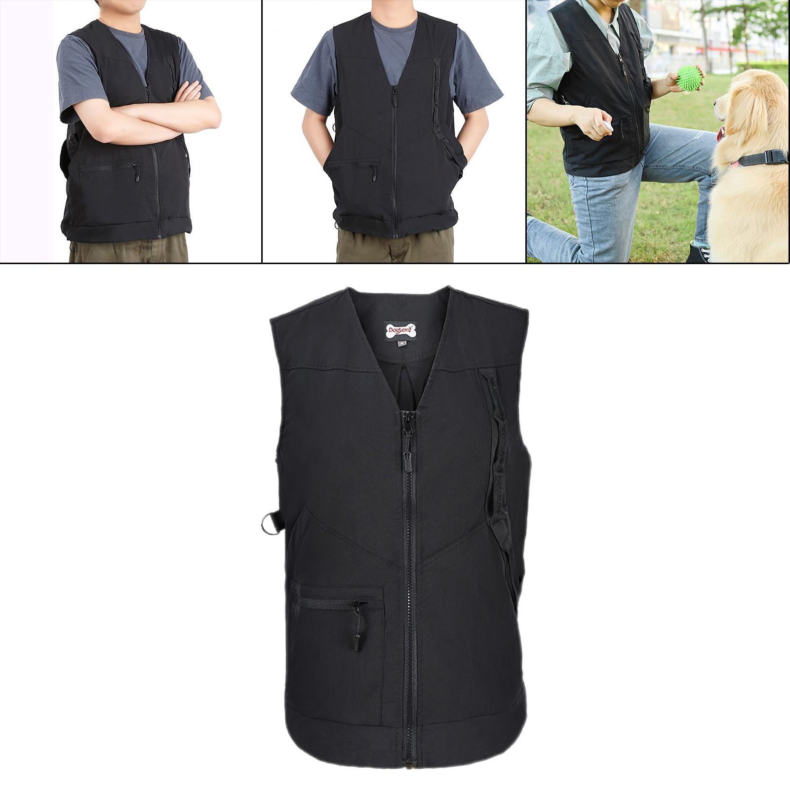 Bvdfgk Dog Handler Training Vest Agility Obedience Training Jacket Coat for Tugging M M