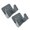 Grey, variant on Two Piece Wall Mount Tool Rack with Raised Side Rests for Garage Wall Cabinet Side Workshop Board Daily Storage