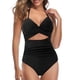 thumbnail image 2 of WILLBEST Traje de Baño para Mujer, Monokini, Traje de Baño para Mujer, Traje de Baño de Cintura Alta, Traje de Baño Cruzado, Trajes de Baño Push-Up, 2 of 3