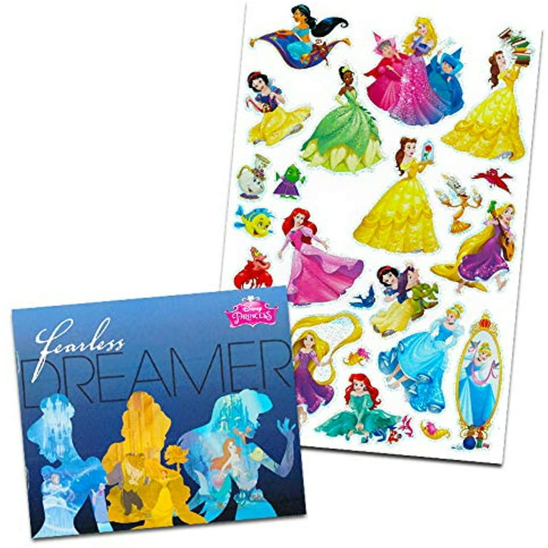 Disney Princess Coloring And Activity Book Super Set -- Bundle Includes 3  Deluxe Disney Princess Coloring Books With Over 175 Stickers 