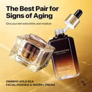 Nature Republic Ginseng Gold Silk Gold Ampoule - Korean Beauty, Hydrating Facial Moisturizer, All skin Type, 100ml / 3.38 Fl Oz