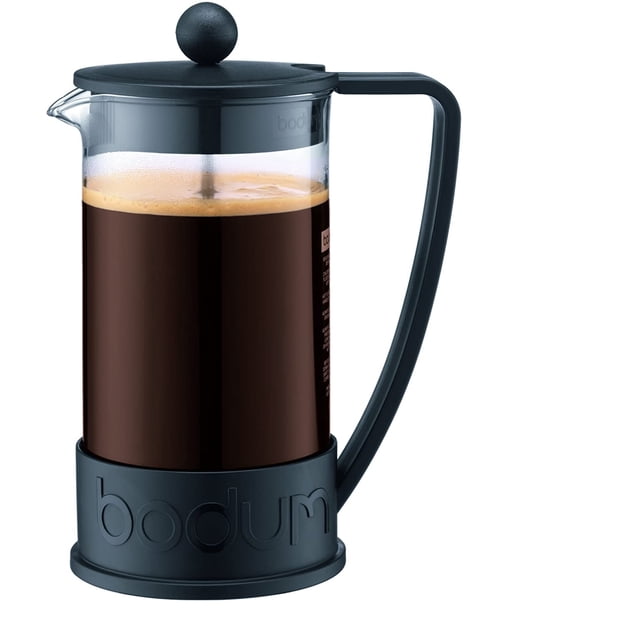 Cafetera Bodum Brazil Prensa Francesa Negra para 8 Tazas