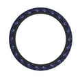 thumbnail image 2 of Elastic Steering Wheel Cover, shining stars sky navyblue Stretch Thickening Car Steering Wheel Cover Women Men, Steering Wheel Protector Universal 15 in, 2 of 7