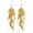 Sequin Gold, variant on Transparent Acrylic Flame Dangle Drop Earrings Dainty Multicolor Neon Flames Hook Earrings Punk Rock Hip Hop Fire Element Earrings for Women Hollow Jewelry Gifts Cosplay Costume Accessories
