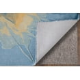 thumbnail image 4 of 5' X 8' Blue Gold And Gray Abstract Hand Tufted Area Rug, 4 of 5