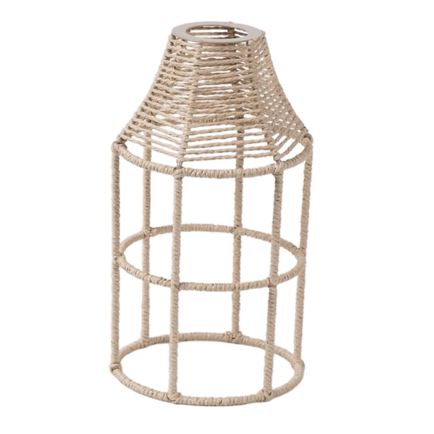 Pantalla de lámpara colgante de ratán para lámpara de techo, ideal para isla de cocina y comedor. 135 cm x 24 cm