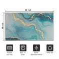 thumbnail image 5 of Blue Gold Marble Pattern Door Rugs,Washable Non Slip Door Mats Indoor,Decorative Door Mats,Entry Mat Indoor for Entrance,Bedroom,Kitchen,Bathroom,17"x30", 5 of 6