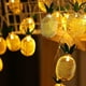 thumbnail image 1 of Guirnalda de luces LED con forma de piña, 3m, 20 luces LED decorativas USB para fiesta de cumpleaños, festival de bodas, 1 of 5