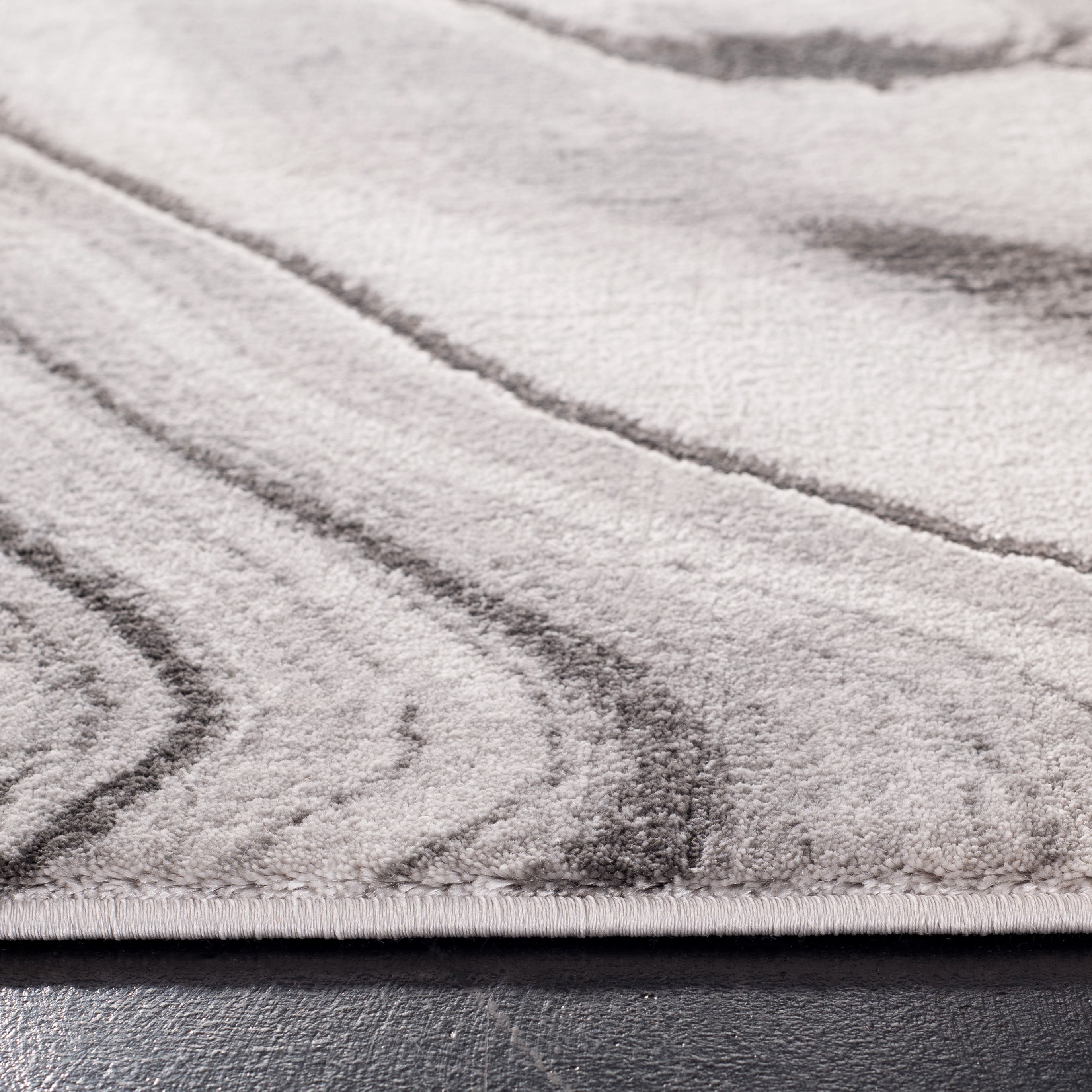 SAFAVIEH Craft Angjelko Abstract Area Rug, Grey/Silver, 8' x 10'