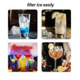 thumbnail image 3 of Passoire à Bar, Passoire à Cocktail en Acier Inoxydable avec Ressort Flexible, 8,1 X 3,9 Po, Thème, 3 of 8
