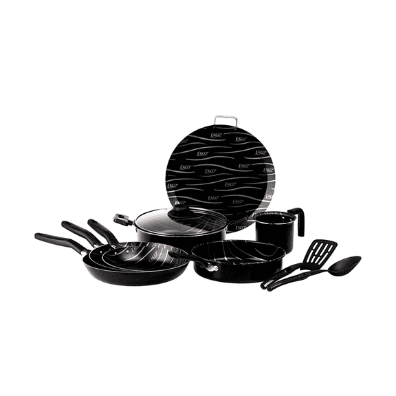 Batería de Cocina Ekco basic 10 Pzas Negra
