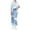 Multicolor, variant on Scrubs Sets for Women with Pockets, Fashion Floral Printed Tshirts and Wide Leg Pants 2 Piece Outfits, Casual V Neck Scrub Tops Matching Trousers Set Warehouse Sales Today Multicolor XL