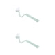 thumbnail image 2 of Yuarrent Cepillo de limpieza en forma de S de alta con gancho, cepillos de baño de pelo suave, cepillo de limpieza para baño, herramientas de verde 2piezas Yuarrent CBP035339, 2 of 5
