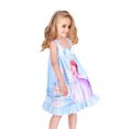 thumbnail image 2 of Robe de Fille Princesse Chemise de Nuit Pyjama d'Été Nœud Papillon 4 Ans, 2 of 6