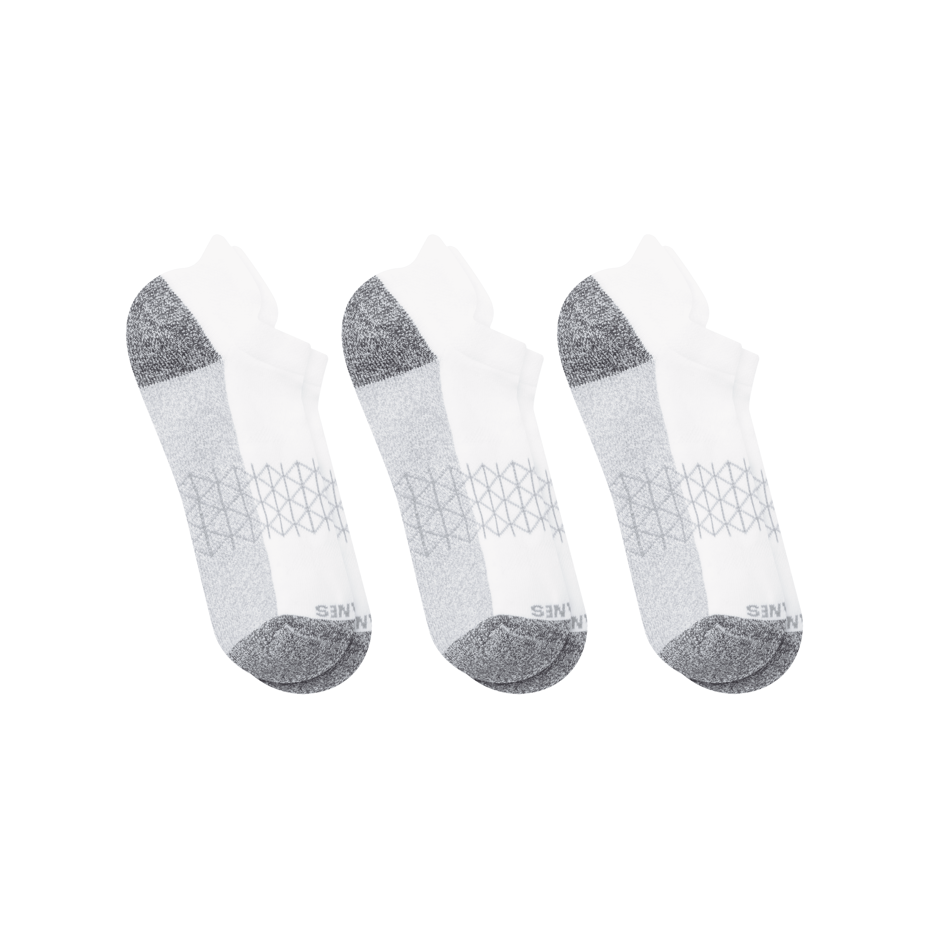 Hanes Mens Absolute Comfort Cushioned Heel Shield Socks, 3 Pairs