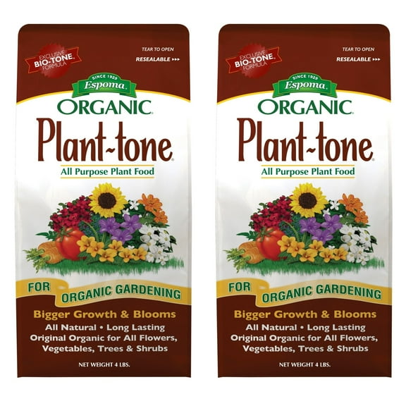 Espoma PT4 4-Pound Plant-Tone Organic 5-3-3 Plant Food 2-Pack