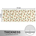 thumbnail image 5 of Kitchen Rugs Sets Of 2,Beige Christmas Gingerbread Pattern Anti Fatigue Kitchen Mat Rugs Non Slip Washable,Decorative Kitchen Floor Mats for Kitchen,Sink,Laundry,17"X47", 5 of 5