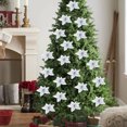 thumbnail image 6 of NWOKYZGH 1Pc Poinsettias Christmas Tree Flowers Artificial Christmas Floral Picks and Sprays Large Silk Flowers with Stems for Xmas Home Vase Table Centerpiece Garland Decor, 6 of 6