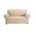thumbnail image 1 of DYstyle 1-Piece Solid Stretch Sofa Slipcover, Gray, 1 of 2