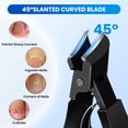 thumbnail image 2 of DAIENDI Toenail Clippers,Sharp Angled Heavy Duty Ingrown Toenail Tools for Seniors & Men, Manicure Pedicure for Thick Nails, 2 of 8