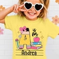 thumbnail image 2 of Bainana Teen Girl'S Back-To-School T Shirts Graphic Print Short Sleeve Crew Neck Tops Casual Comfortable Kids Summer Everyday Wear Outfits For Age 3-13 Years, 2 of 5