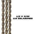 thumbnail image 5 of Cadena Carrera Bicicleta 1/2 X 3/32 116 L ALTREGO 12079, 5 of 5