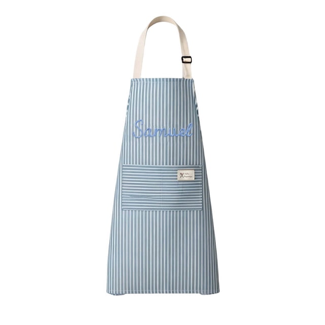 ZZHZGZ Sale Items on Clearance Day Aprons Custom Embroidered Name Aprons for and Children Hand Striped Kitchen Cooking Aprons Unique for Grandmothers/ From D