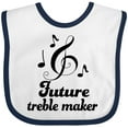 thumbnail image 3 of Inktastic Future Treble Maker Funny Music Girls Baby Bib, 3 of 4