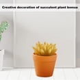 thumbnail image 4 of 4 Uds. De suculentas de simulación, bonsái, adornos creativos, plantas artificiales doradas, decoración interior, 4 of 5