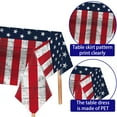 thumbnail image 5 of Diceymbol Nationalist Disposable Party Decor 54" Red White Blue Patriotic Table Runner for 4th of July, Memorial Day & Veterans Day Celebrations, 5 of 6