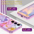 thumbnail image 4 of CASEFIV for Samsung Galaxy S24 Case 6.2" (2024),[Precise Cutouts for Camera Lenses] Hard PC Slim Fit Shockproof Full Body Rugged Drop Protective Women Men Girls Cover Cute Case,Rose Gold, 4 of 7