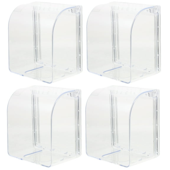 Homoyoyo Transparent Wear-Resistant Bathroom Outlet Cover PC for Indoor and Outdoor Use, Electrical Socket Protector
