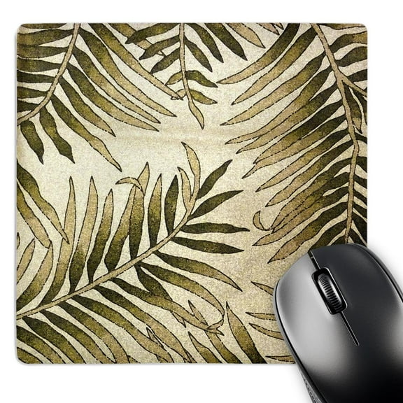 3dRose, Fern Leaves In Neutral Colors, MousePad
