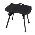 thumbnail image 4 of Taburete de Camping Zulema asiento silla de pesca ligero negro, 4 of 8