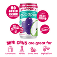 thumbnail image 6 of GoodPop Just Juice + Bubbly Water Mini Cans Fruit Punch 7.5 fl oz 6 pk, 6 of 10