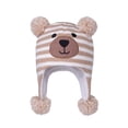 thumbnail image 2 of Cethrio Kids Boys Winter Hats, Scretch Ear Flap Warm Knit Kids Beanies Beige Size 2-3 T, 2 of 4
