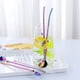 thumbnail image 5 of Pajitas para beber Cucharas Pajitas de acero inoxidable con cucharas Juego de 4 tubos Cucharas Cucharas Latte Macchiato coloridas con pajitas Mango largo 8.5 pulgadas / 21 kaili Sencillez, 5 of 5