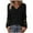 Black, variant on Besolor Long Sleeve Shirts for Women Lace V Neck Lightweight Sweaters Casual Tunic Tops Outfits Fall Fashion Clothes