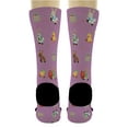 thumbnail image 5 of ThisWear Rabbit Gifts Bunny Crew Socks Easter Bunny and Baby Chick Socks Cute Socks 1-Pair Novelty Crew Socks, 5 of 5