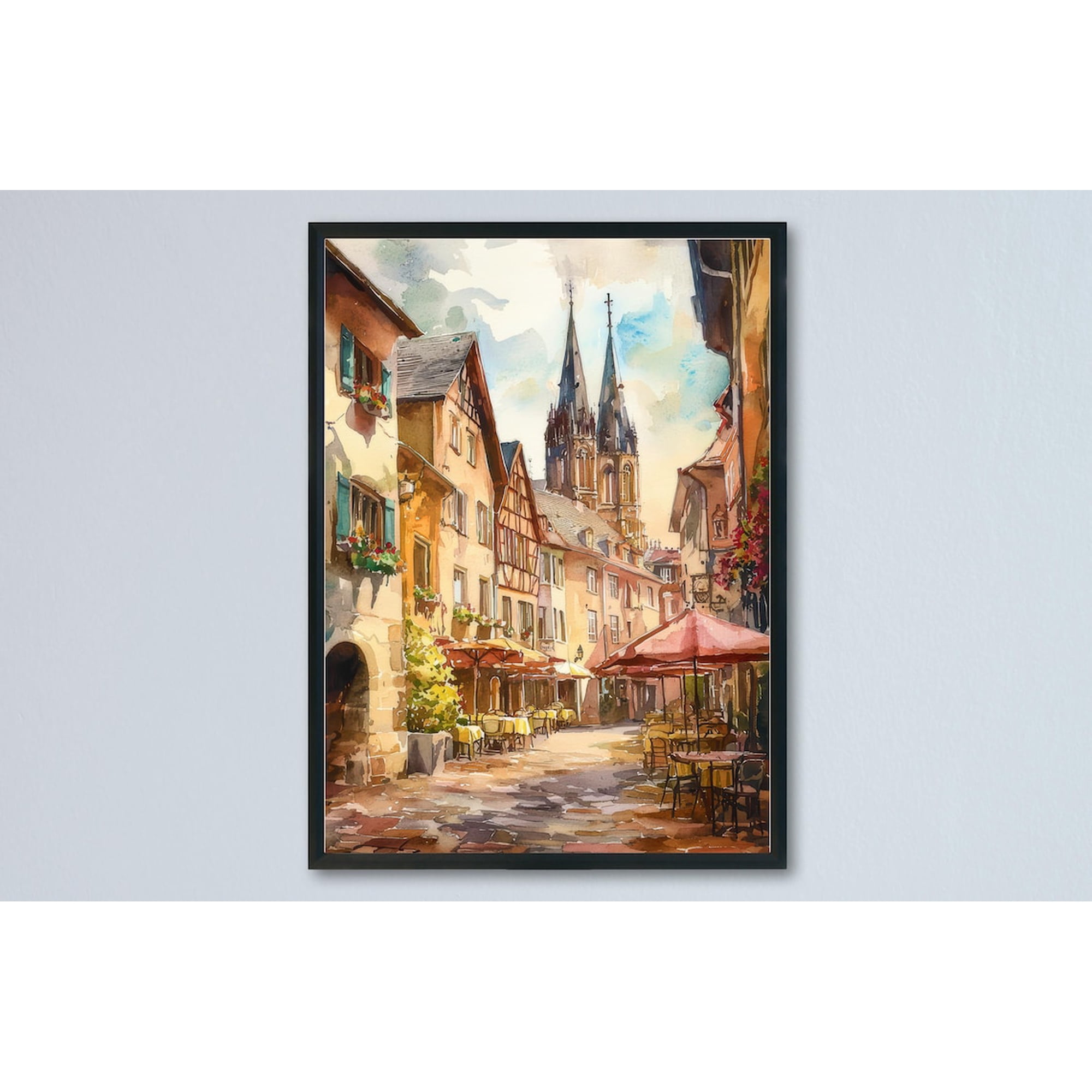 Mainz Poster Wall Art Mainz Wall Hanging Home Décor Mainz Gift Art Lovers Germany Wall Art, Poster Only