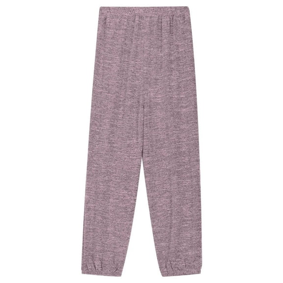 GigrtiJin 12 Months-11 Years Infant Children Homewear Casual Pants Solid Color Elastic Waisted Cinch Bottom Leggings