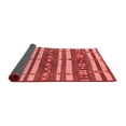 thumbnail image 2 of Ahgly Company Indoor Square Oriental Red Industrial Area Rugs, 4' Square, 2 of 4