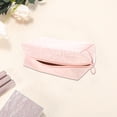 thumbnail image 3 of Unique Bargains 1 Pc Pillow Shape Heart Makeup Bag Pink PU, 3 of 3