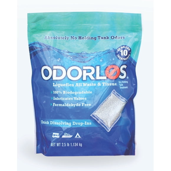 Valterra Waste Holding Tank Treatment V77020 Odorlos; Biological Treatment Used To Break Down Waste and Tissue; Without Formaldehyde; Scent-Free Formulation; Without Lubricant