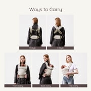 Bc Babycare CocoonGo Breathable Olive Green Baby Carrier for Newborn Toddler (7-44 lbs) - Ergonomic,Hip Support,Compact Foldable