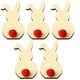 thumbnail image 5 of Advancent Paquete de 5 rebanadas de de conejo lindas decoraciones de Pascua estilo Simple Scrapbooking manualidades regalos de aniversario Type3 NO3 Advancent CBP191368, 5 of 6