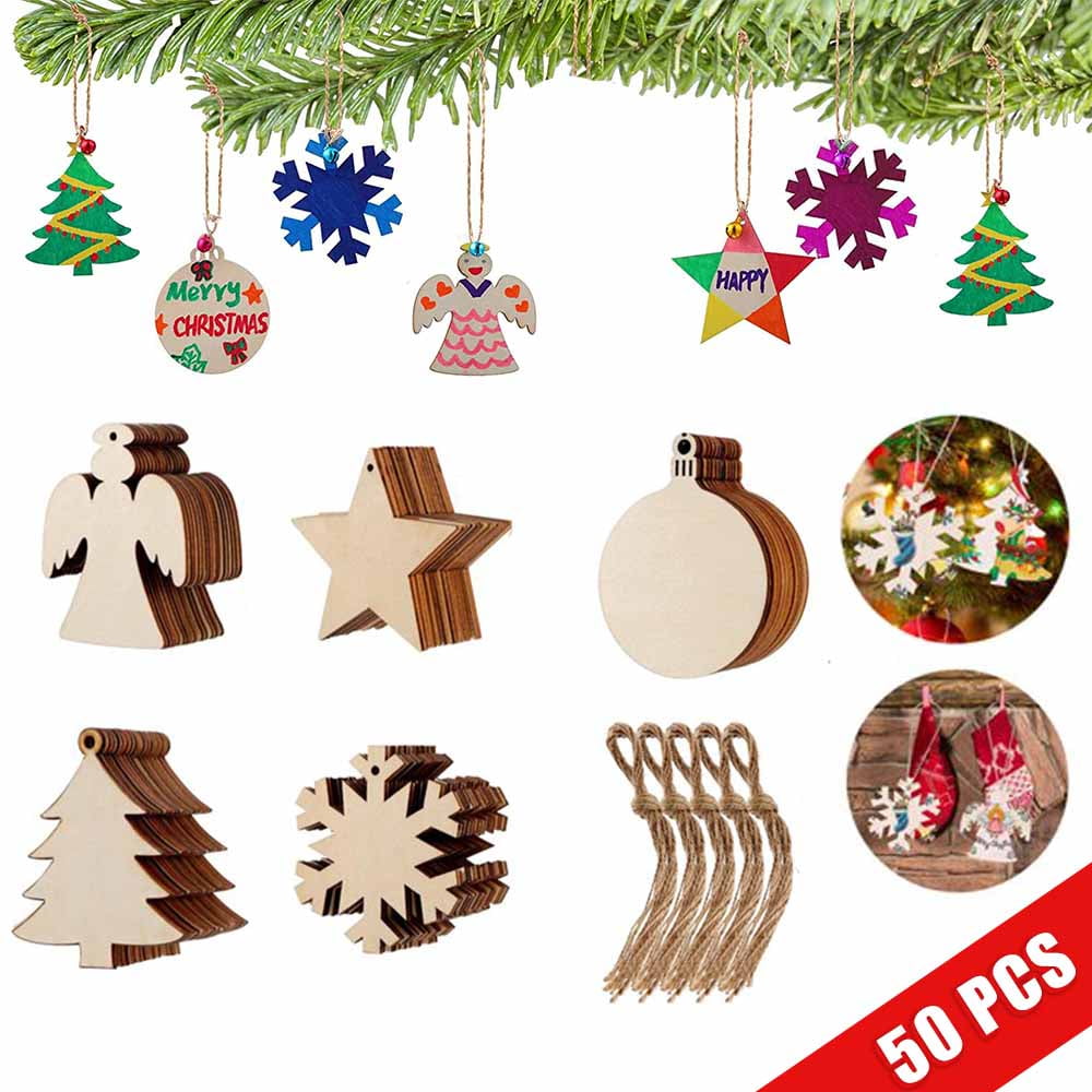 Natural Wood Slices Craft Wood Wooden Circles Tree Slices for Arts and  Crafts Christmas Ornaments DIY Crafts Candle Holder - AliExpress