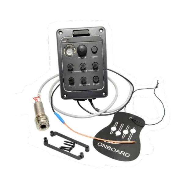 Ecualizador EQ CUTICAT Pastilla Piezoeléctrica para Guitarra Acústica Accesorios Piezas de Bricolaje