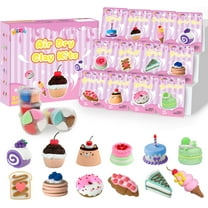 Nicella Air Dry Clay for Kids-12 Cake Modeling Clay , Molding Clay with Sculpting Tools & Tutorials, Ultra Light & Safe, DIY Arts and Crafts Gift for Girls Boys Ages 3 