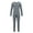 Grey, variant on Kid Girls Long Sleeve Round Neck Unitard Catsuit Full Bodysuit Jumpsuit Gymnastics Exercise Grey 3XL